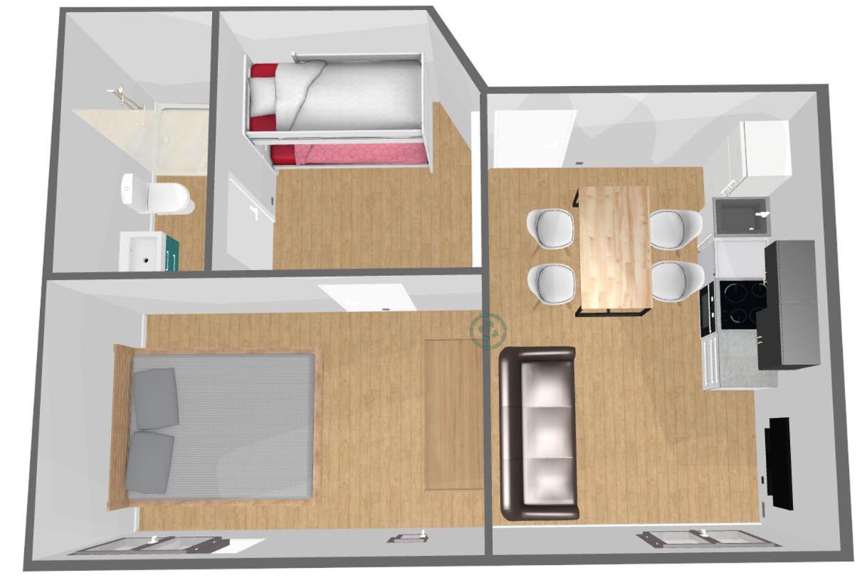 Villa Jean Julien - Le Guery - Appartement T2Bis - 2 Chambres - 4 Personnes ル・モンドール エクステリア 写真